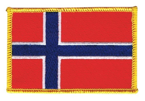 Norwegen aufnäher flaggen - norwegen,
