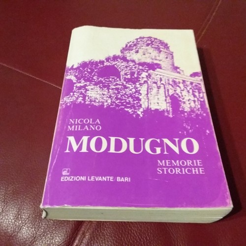 Raro libro modugno memorie - raro,