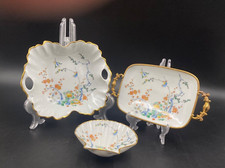 SET Porta gioielli portagioie soprammobile CASTEL LIMOGES UCCELLI DI PARADISO