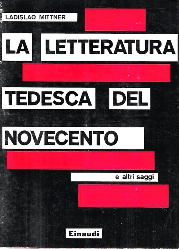 Letteratura tedesca del - la,