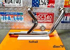 Harley Davidson collettori di scarico originali 2 in 1 cover x Softail 1340 1450