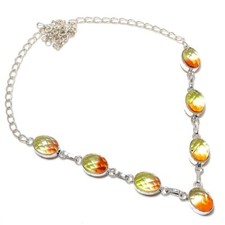 Collana bicolore tormalina