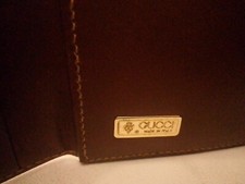 Gucci Agenda vintage vera pelle.