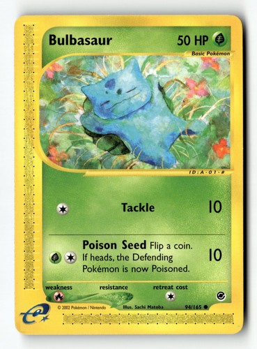 Pokemon card bulbasaur lp - pokemon,