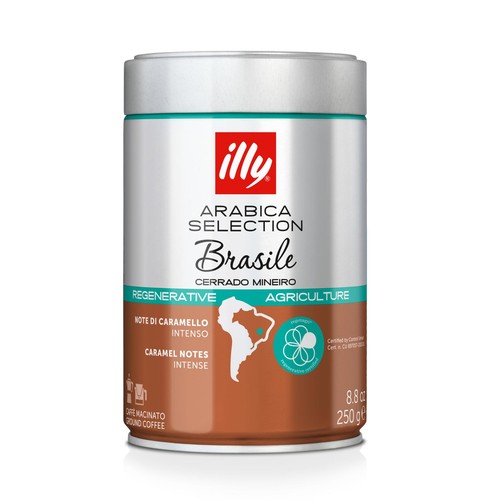 Illy brasile caffè - brasile, macinato
