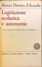 Legislazione scolastica e