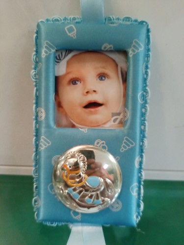 Medaglione culla con portafoto - medaglione,
