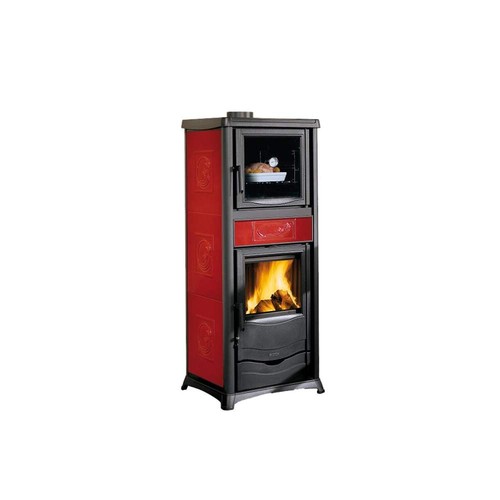 Stufa legna con forno - a,