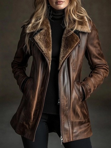 Giacca donna pelle - , di