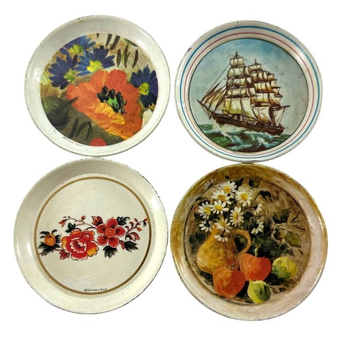 Set sottobicchieri latta - 4,