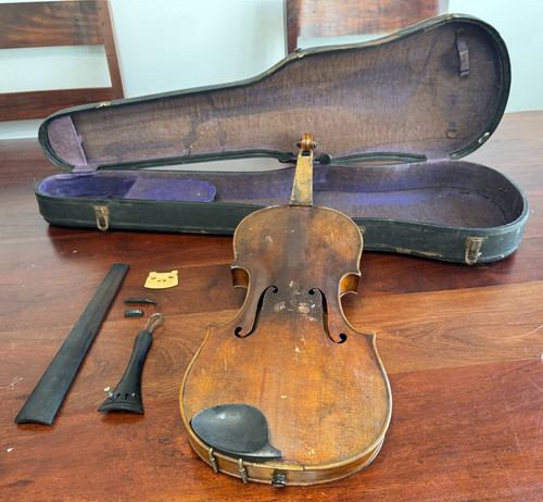 Violino antico tedesco xix - antico,