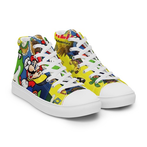 Scarpe alte uomo tela mario - alte, in