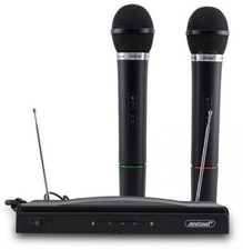 Coppia microfoni wireless - coppia, fm