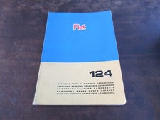Fiat 124 1966 Catalogo Ricambi
