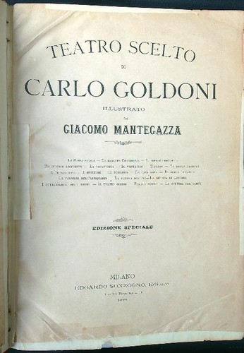Teatro scelto carlo goldoni - teatro, di