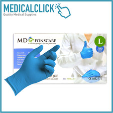 Guanti in Nitrile blu -