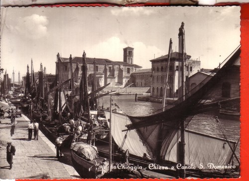 Cartolina chioggia non - chioggia,