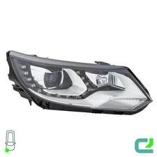 Faro Anteriore Destro 12 V PSY24W Bi-Xenon HELLA Per Ad Es. VW Tiguan