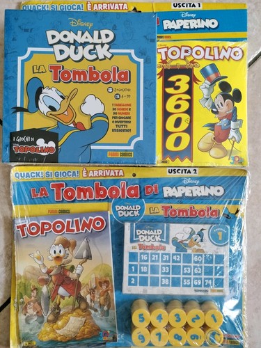 Topolino 3600 3601 tombola - 3600-3601,