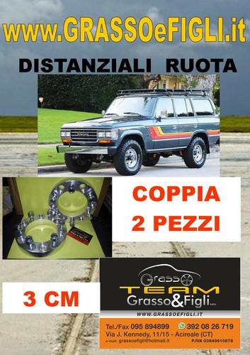 Coppia distanziali ruota for - distanziali,