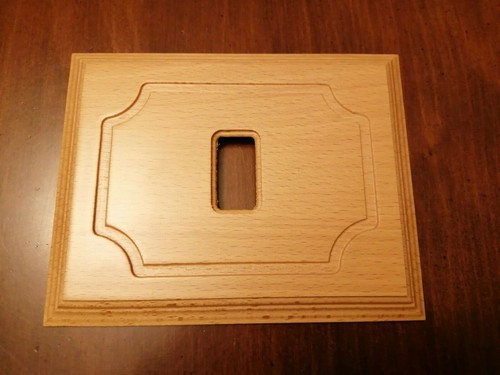 Placca legno posto per - 1,