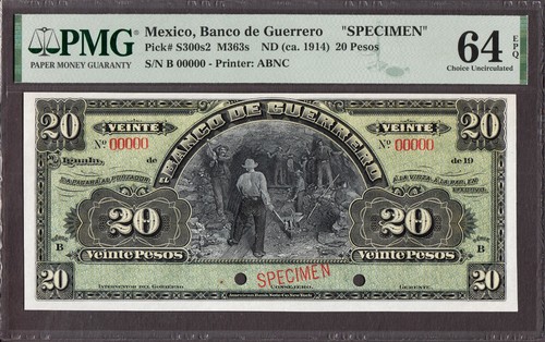 Messico banco guerrero 20 - banco,