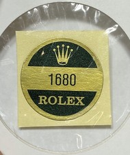ROLEX 1680 Caseback Case Back Sticker Certificate for FULL SET SUBMARINER RED