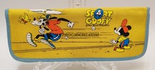 PENCIL CASE SPORT GOOFY e TOPOLINO ASTUCCIO WALT DISNEY VINTAGE '70 NUOVO