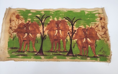 Batik africano vintage arte
