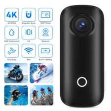Mini Action Camera 4K 30FPS 30M Impermeabile WiFi Action Cam Telecamera Casco