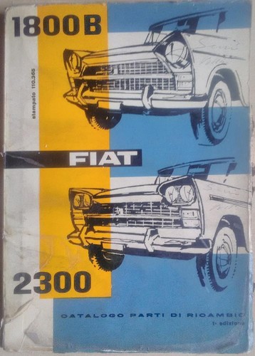 Fiat 1800 2300 catalogo - b,,