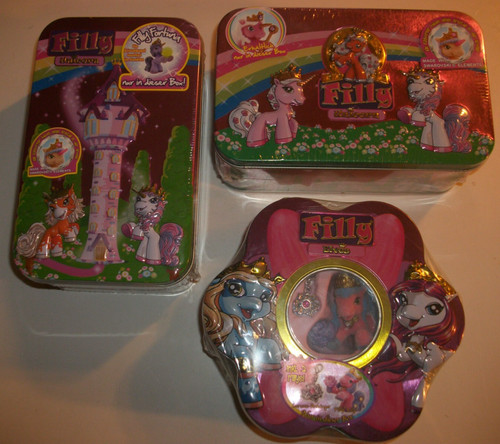 Raro filly scatole di latta - filly,