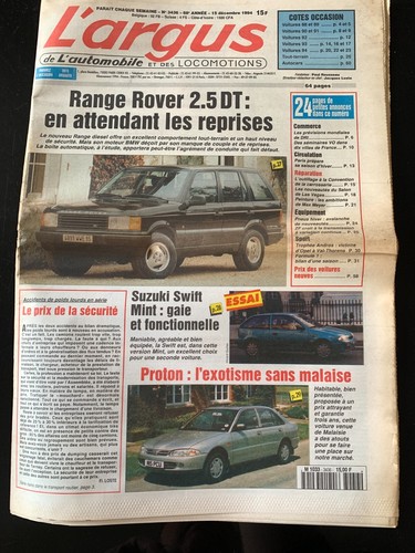 Argus 1994 range - l'argus,