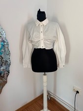 ZARA camicia corta bianca crop