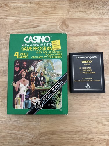 Casino atari 2600 cartuccia - atari,