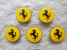 5 Coprimozzo Wheel Cap Coppetta Ferrari Nuovi Originali OEM 340066 / 226245