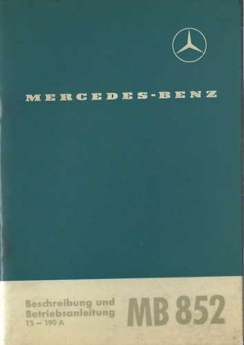 Motor mercedes 852 - motor, mb