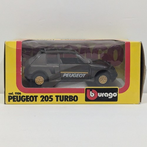 Modellino bburago peugeot 205 - peugeot,