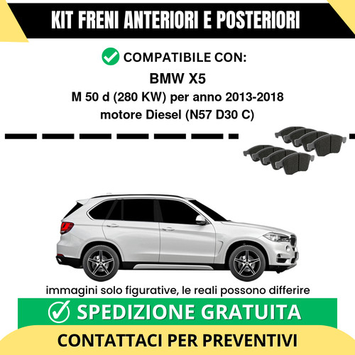 Pastiglie freno ant - +, post