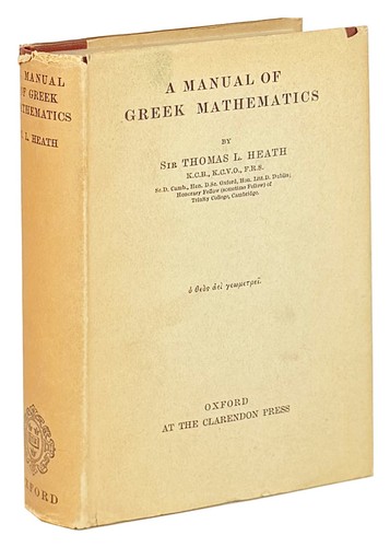 Thomas heath a manual of - heath,