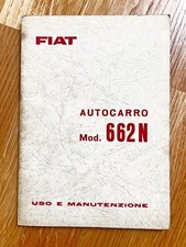 Fiat autocarro 662 manuale - autocarro,