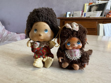 Lotto 2 pupazzi scimmie Moncicci’anni 70 da collezione