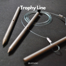 TROPHY LINE - AGO PORTA PESCI CAVETTO INOX CARNIERE CAVO PESCA APENA SPILLONE