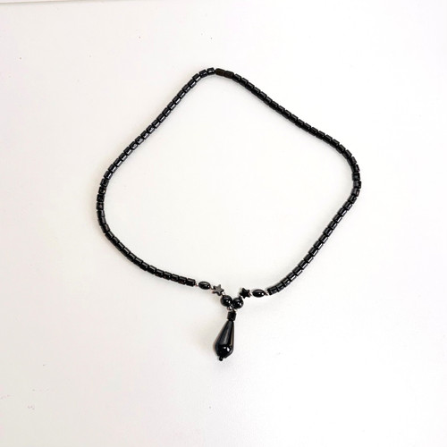 Collana pietra ematite - collana,