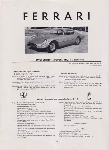 Ferrari 400 super america - ferrari, gt