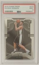 NBA Basket 2019-20 Prizm Card 273 Keldon Johnson Spurs Rookie PSA 9 come nuova