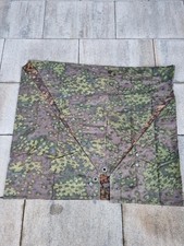 Telo tenda originale Wehrmacht mimetico quercia Plantane4 con 2 cinghie confezione