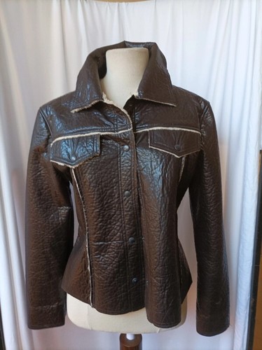Faux leather jacket - leather,