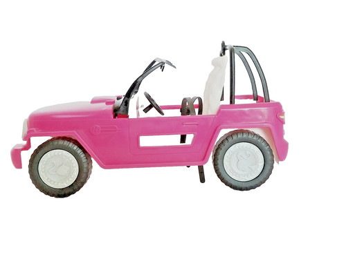 Barbie rosa jeep 2012 - barbie, mattel