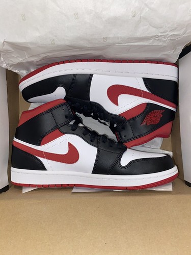 Jordan mid gym rosso bianco - 1,